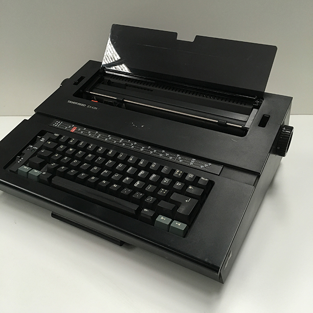 TYPEWRITER, Black Silver Reed 1990s